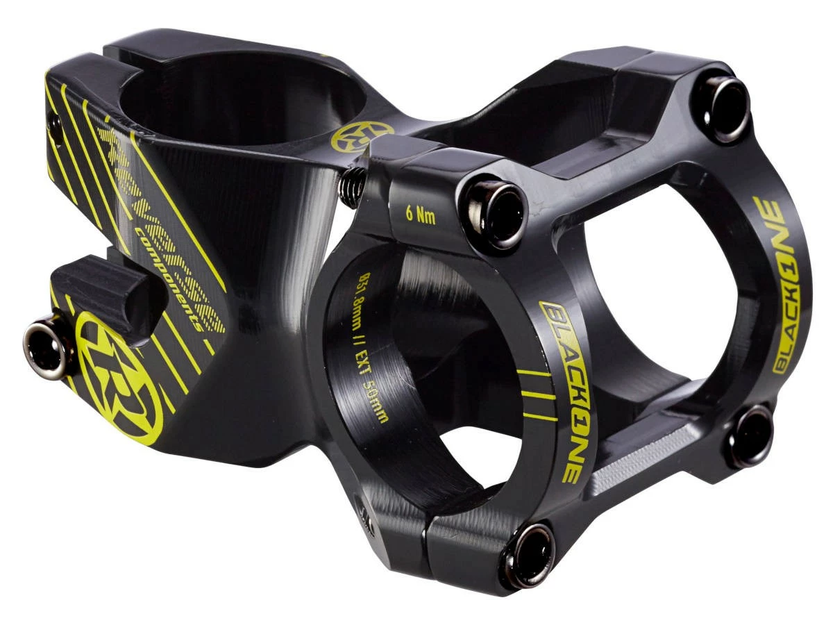 Reverse - Vorbau Black One Enduro 50mm Ø31,8mm Schwarz/Gelb 1 Reverse - Vorbau Black One Enduro 50mm Ø31,8mm Schwarz/Gelb