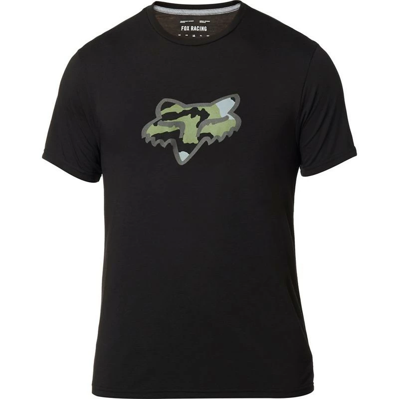 Fox - T-Shirt Predator SS Black/Camo 1 Fox - T-Shirt Predator SS Black/Camo