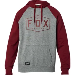 Fox - Kapuzenpullover Shield Raglan Heather Graph.