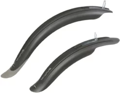 Messingschlager - Steckschutzblech-Kit M-Wave Mud-Max-Kids 16-20" Schwarz