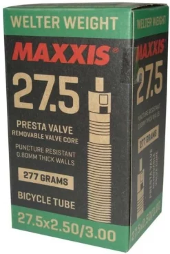 Maxxis - Schlauch Welter Weight Plus 27,5x2,5/3,0, 0,80mm Presta/Französisch 277g