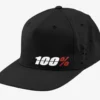 100% - Mütze Ozone Snapback Hat Black