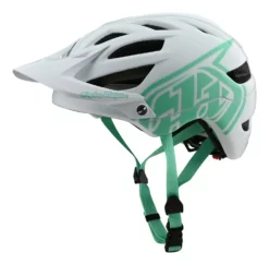 Troy Lee Designs - MTB-Helm A1 Drone White/Aqua Ausstellungsmodell