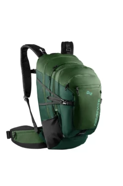 Advenate - Rucksack / Protektoren Rucksack Symphony 18+2+6 Forest Green -Fahrradladen Advenate Front Erweiterung 2 angeclipt gru n 2zu3 1280x1280