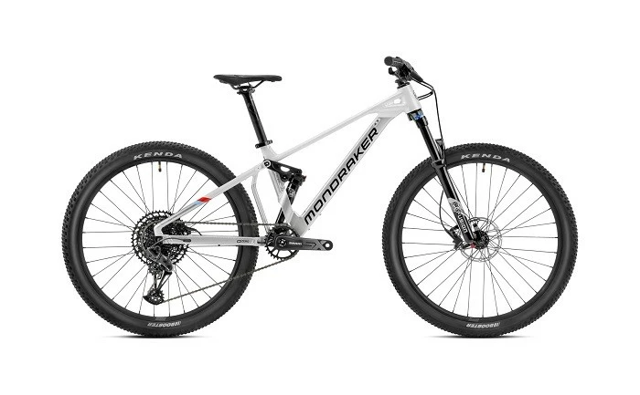 Mondraker - Komplettbike Factor 26 2023 Kids 26" Silber/Weiss 1 Mondraker - Komplettbike Factor 26 2023 Kids 26" Silber/Weiss