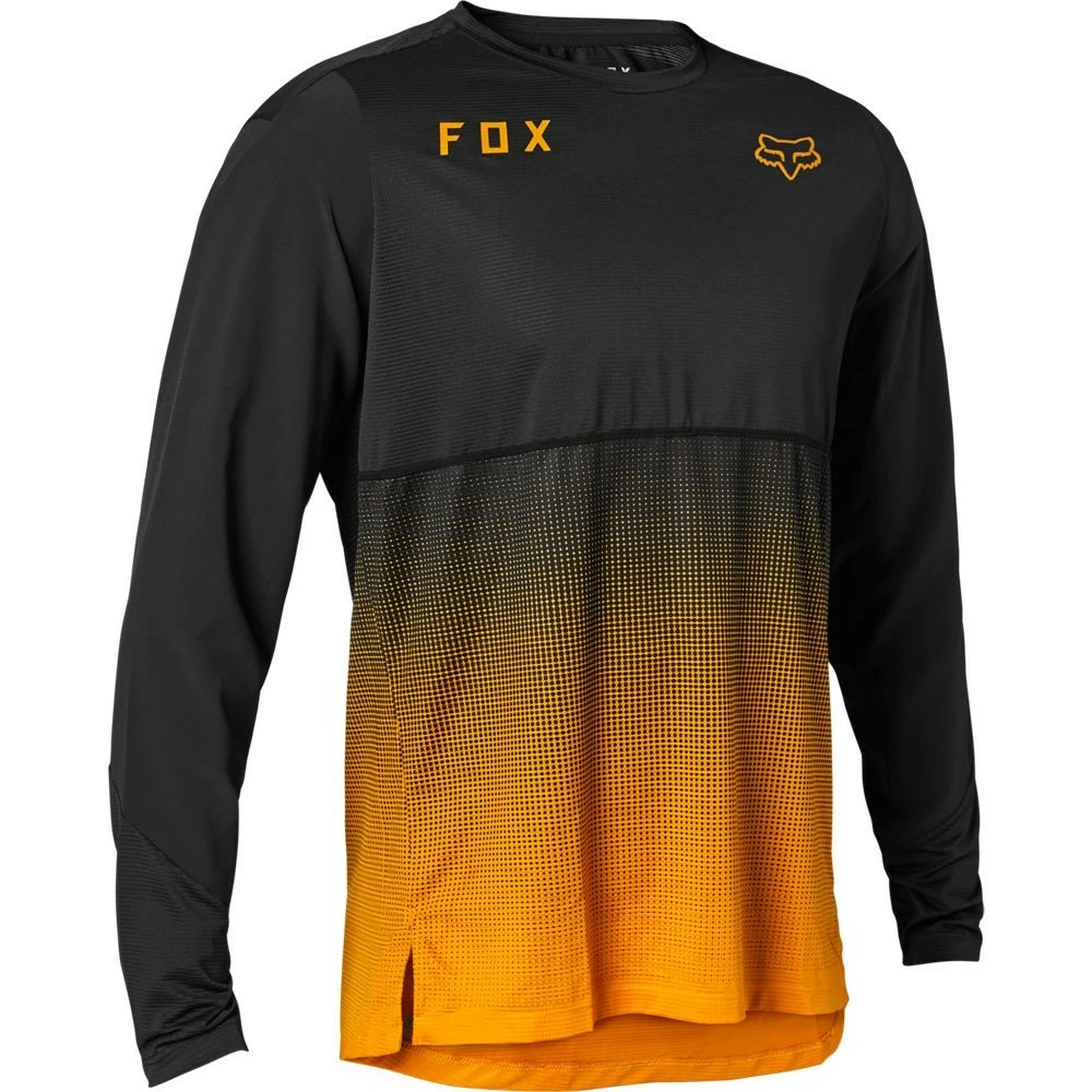 Fox - Jersey Flexair Langarm 21 Men Black/Gold 1 Fox - Jersey Flexair Langarm 21 Men Black/Gold