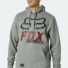 Fox - Kapuzenpullover Hightail Po Fleece Heather Graph/Berry