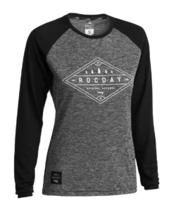 Rocday - Jersey Line Langarm WMN Melange Black