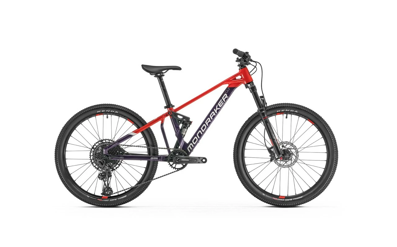 Mondraker - Komplettbike Factor 24 2022 Kids 24" SPE Rot/Dunkellila Gloss 1 Mondraker - Komplettbike Factor 24 2022 Kids 24" SPE Rot/Dunkellila Gloss