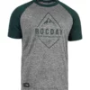 Rocday - Jersey Peak Sanitized Kurzarm Melange Green