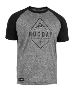 Rocday - Jersey Peak Sanitized Kurzarm Melange Black