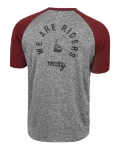 Rocday - Jersey Park Sanitized Kurzarm Melange Dark Red 3 Rocday - Jersey Park Sanitized Kurzarm Melange Dark Red -Fahrradladen ROCDAY Park jersey melange dark red rear 768x960 1280x1280