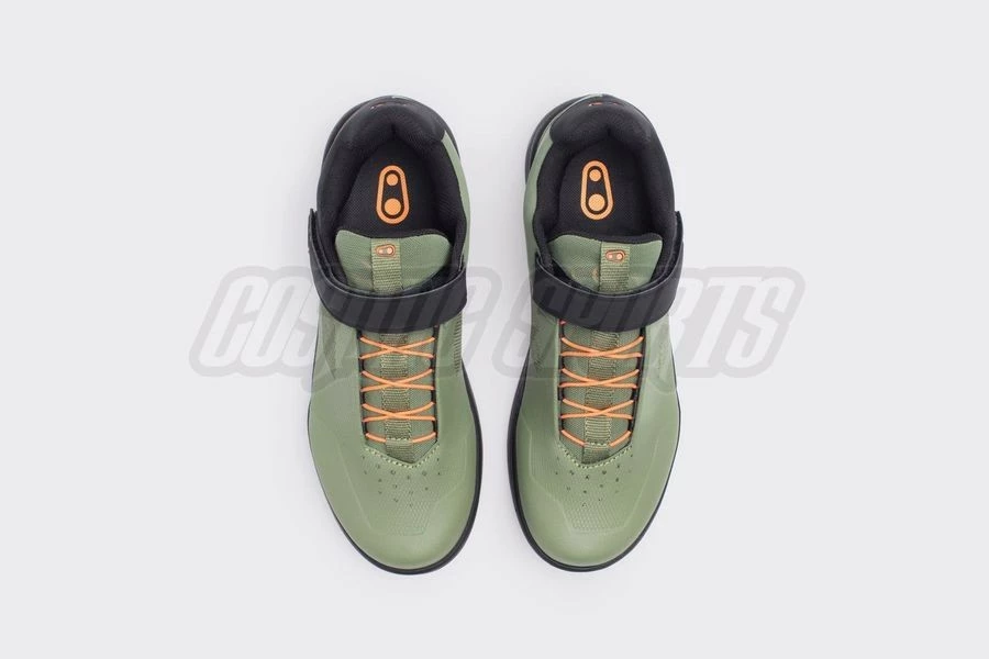 Crank Brothers - MTB-Schuh Stamp Speedlace+ Strap Green/Orange 2 Crank Brothers - MTB-Schuh Stamp Speedlace+ Strap Green/Orange – Bild 2