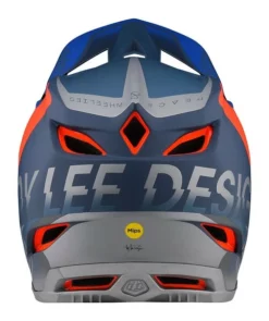 Troy Lee Designs - Fullface-Helm D4 Composite MIPS Qualifier Slate / Red -Fahrradladen TLD B22S D4CM QUALIFIER SLTRED 03 L 1280x1280