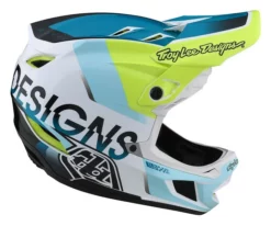 Troy Lee Designs - Fullface-Helm D4 Composite MIPS Qualifier White / Green 6 Troy Lee Designs - Fullface-Helm D4 Composite MIPS Qualifier White / Green -Fahrradladen TLD B22S D4CM QUALIFIER WHTGRN 05 L 1280x1280