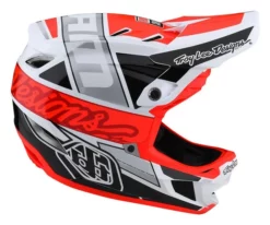 Troy Lee Designs - Fullface-Helm D4 Composite MIPS White /Glow Orange -Fahrradladen TLD B22S D4CM SRAM WHTGLORED 05 L 1280x1280