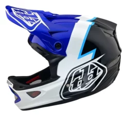 Troy Lee Designs - Fullface-Helm D3 Fiberlite Volt Blue