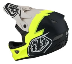 Troy Lee Designs - Fullface-Helm D3 Fiberlite Volt Flo Yellow -Fahrradladen TLD B23D1 D3FL VOLT FLOYEL 02 L 1280x1280