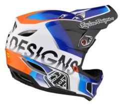 Troy Lee Designs - Fullface-Helm D4 Composite MIPS Qualifier White / Blue 5 Troy Lee Designs - Fullface-Helm D4 Composite MIPS Qualifier White / Blue -Fahrradladen TLD B23D1 D4CM QUALIFIER WHTBLU 04 L 1280x1280