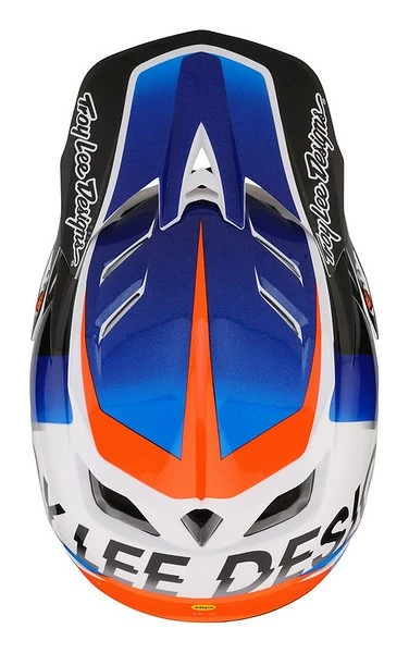 Troy Lee Designs - Fullface-Helm D4 Composite MIPS Qualifier White / Blue 2 Troy Lee Designs - Fullface-Helm D4 Composite MIPS Qualifier White / Blue – Bild 2
