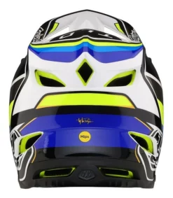 Troy Lee Designs - Fullface-Helm D4 Composite MIPS Reverb 23 White/ Blue 5 Troy Lee Designs - Fullface-Helm D4 Composite MIPS Reverb 23 White/ Blue -Fahrradladen TLD B23D1 D4CM REVERB WHTBLU 03 L 1280x1280