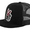 Troy Lee Designs - Mütze Peace Out Snapback Hat Black Onesize