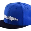 Troy Lee Designs - Mütze Signature Snapback Hat Blue/White Onesize