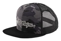 Troy Lee Designs - Mütze Signature Snapback Hat Black Camo Onesize