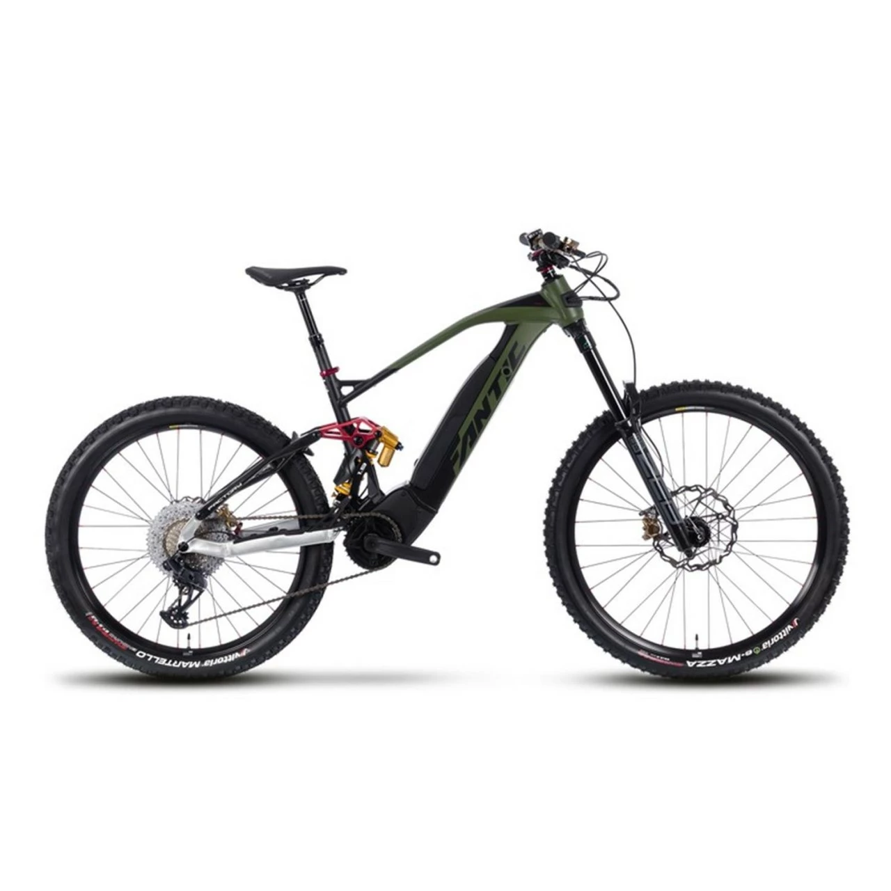 Fantic - E-Komplettbike Fully XMF 1.7 Alu, 2022 Sage 1 Fantic - E-Komplettbike Fully XMF 1.7 Alu, 2022 Sage