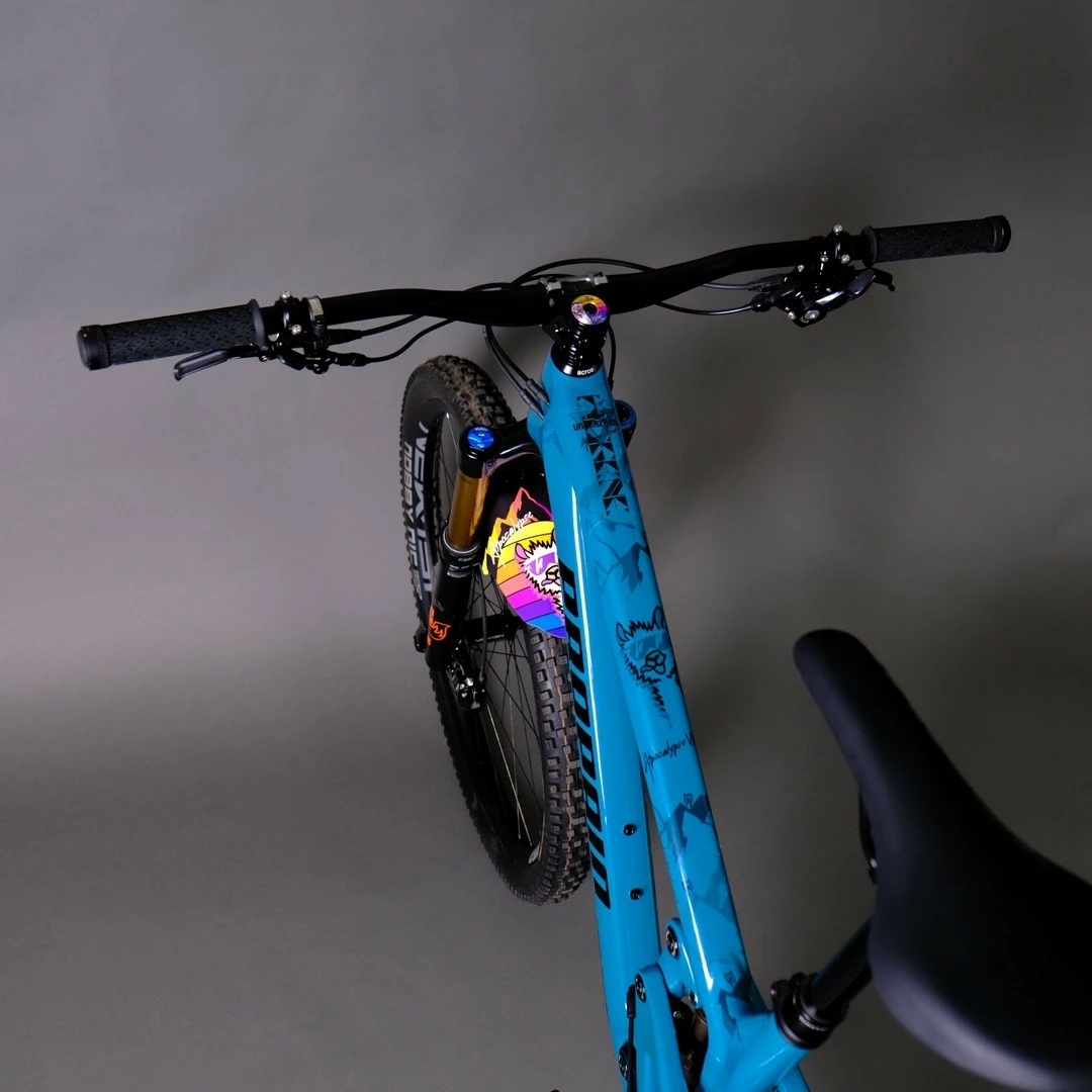 Unleazhed - Rahmenschutzfolie BP01 Frame Edition Alpocalypse - Alpenrose Samerberg Black Glossy S Top Tube 2 Unleazhed - Rahmenschutzfolie BP01 Frame Edition Alpocalypse - Alpenrose Samerberg Black Glossy S Top Tube – Bild 2