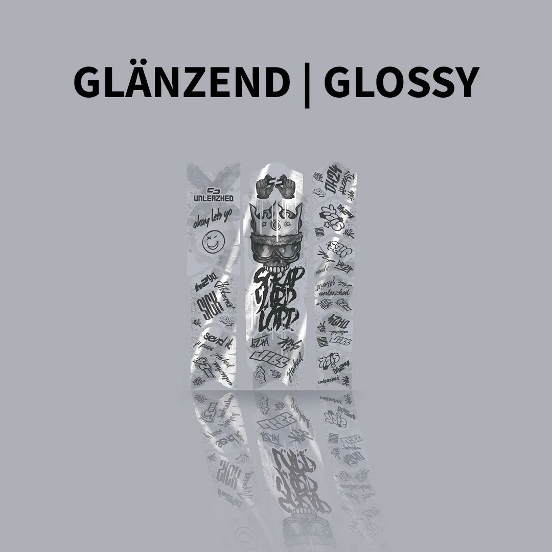 Unleazhed - Rahmenschutzfolie BP01 Frame Edition Downhill24 Black Glossy S Top Tube 1 Unleazhed - Rahmenschutzfolie BP01 Frame Edition Downhill24 Black Glossy S Top Tube