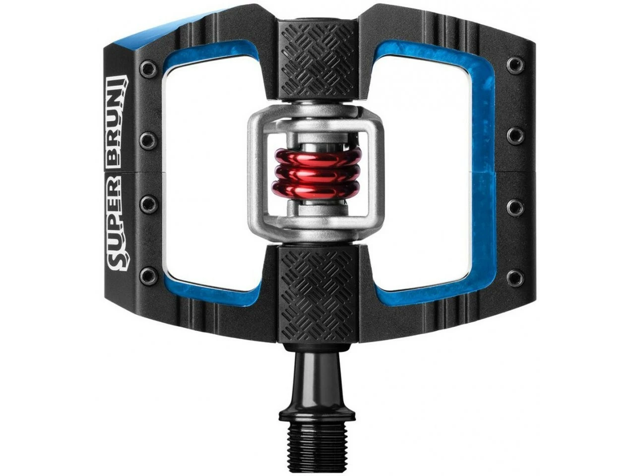 Crank Brothers - Clickpedale Mallet DH Super Bruni Edition Black/Blue/Red 1 Crank Brothers - Clickpedale Mallet DH Super Bruni Edition Black/Blue/Red