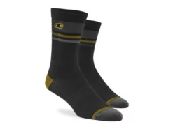 Crank Brothers - Socken Icon Black/Gold/Grey