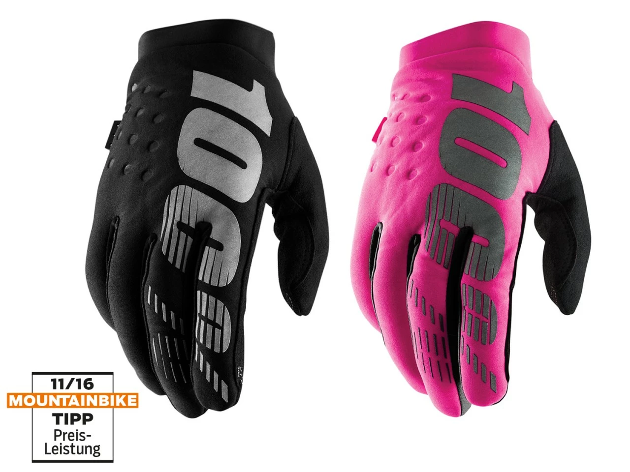 100% - Handschuhe Brisker Cold Weather Winter Glove Womans Black/Pink 1 100% - Handschuhe Brisker Cold Weather Winter Glove Womans Black/Pink