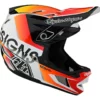 Troy Lee Designs - Fullface-Helm D4 Composite MIPS Qualifier 23 White / Orange