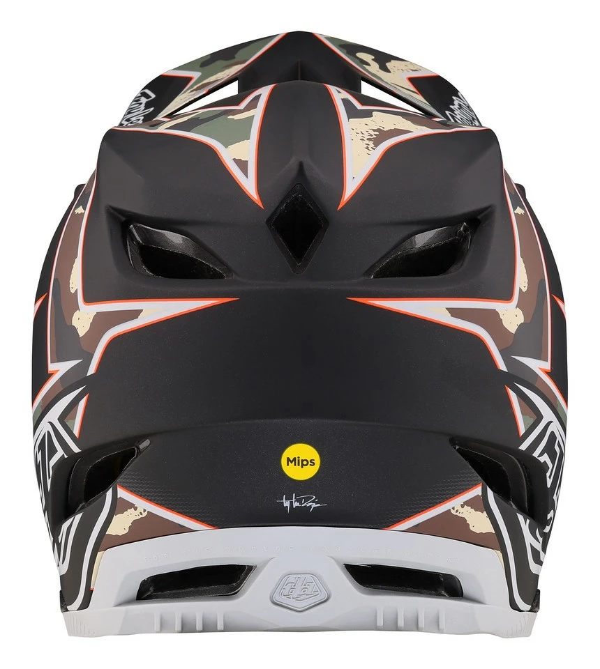 Troy Lee Designs - Fullface-Helm D4 Composite MIPS Matrix Camo 23 Army Green 4 Troy Lee Designs - Fullface-Helm D4 Composite MIPS Matrix Camo 23 Army Green – Bild 4