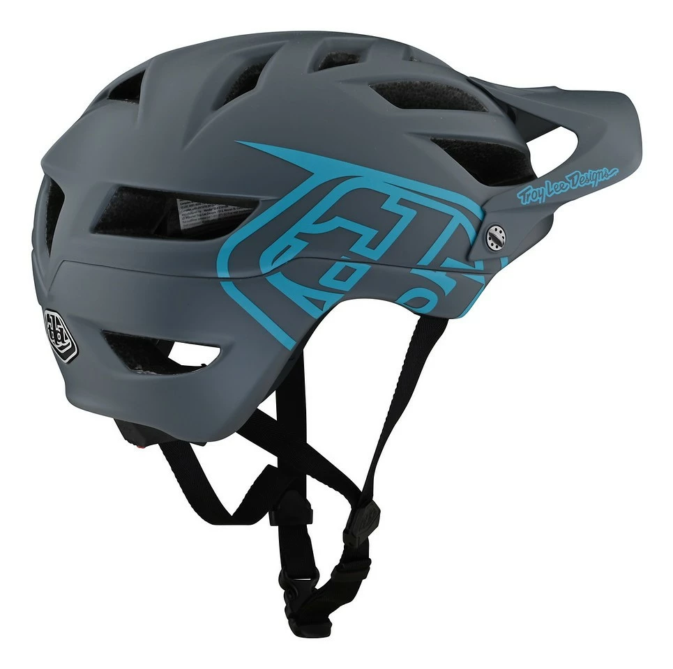 Troy Lee Designs - MTB-Helm A1 Drone 21 Gray/Blue 2 Troy Lee Designs - MTB-Helm A1 Drone 21 Gray/Blue – Bild 2