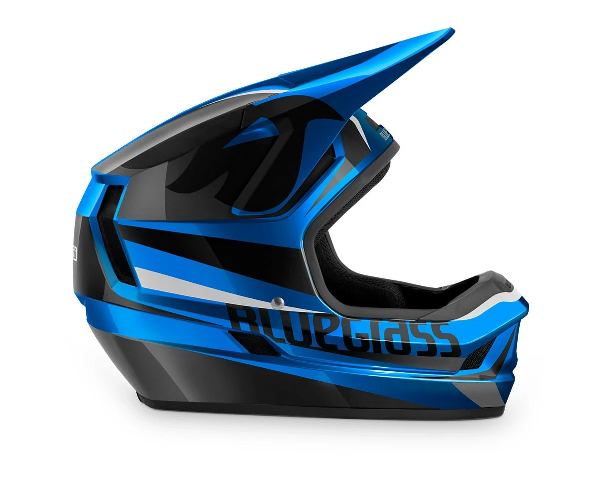 Bluegrass - Fullface-Helm Legit Blue Metallic Black | Glossy 1 Bluegrass - Fullface-Helm Legit Blue Metallic Black | Glossy
