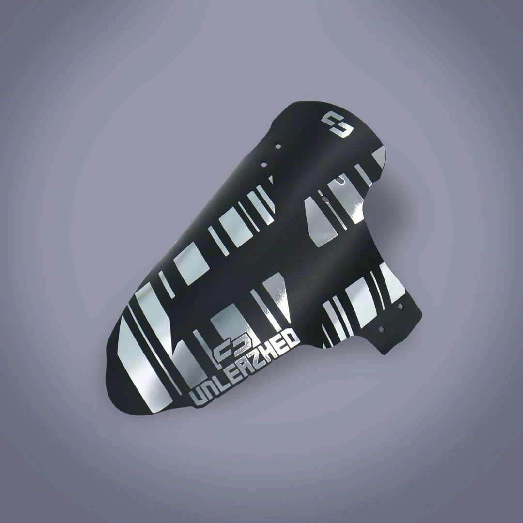 Unleazhed - Spritzschutz Mud Guard M01 Chrome 1 Unleazhed - Spritzschutz Mud Guard M01 Chrome