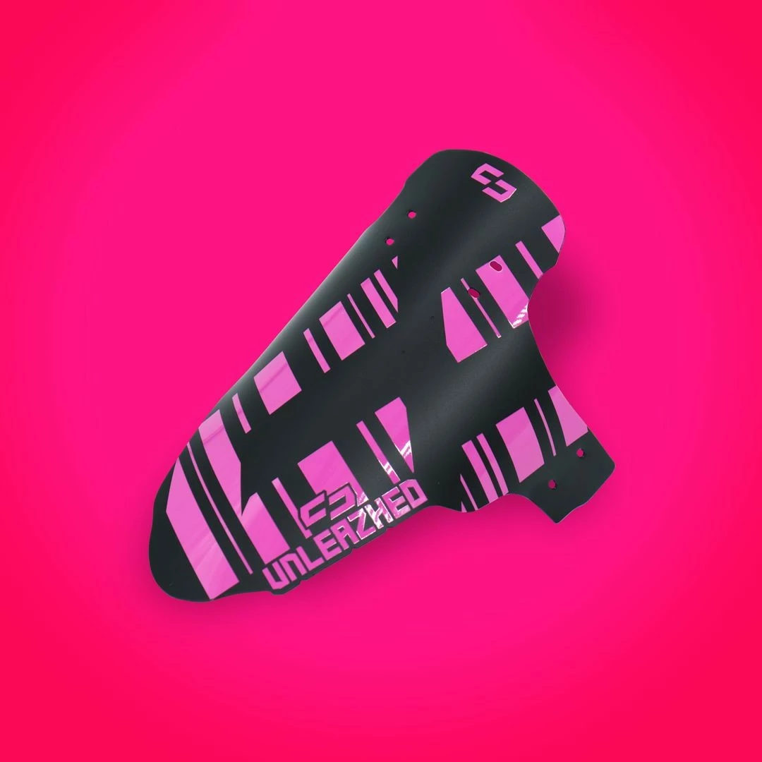 Unleazhed - Spritzschutz Mud Guard M01 Pink 1 Unleazhed - Spritzschutz Mud Guard M01 Pink