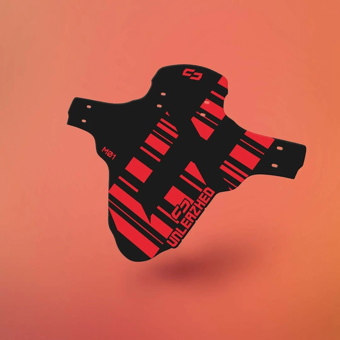 Unleazhed - Spritzschutz Mud Guard M01 Red 2 Unleazhed - Spritzschutz Mud Guard M01 Red – Bild 2