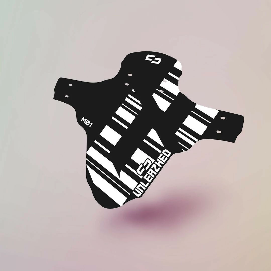 Unleazhed - Spritzschutz Mud Guard M01 White 1 Unleazhed - Spritzschutz Mud Guard M01 White