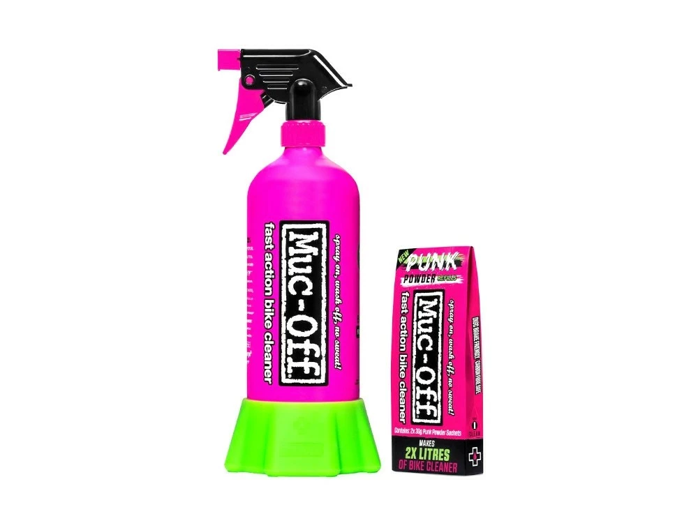 Muc-Off - Mountainbike-Reiniger Mehrwegflasche Bottle For Life Bundle (incl. 4 X Punk Powder) 1 Muc-Off - Mountainbike-Reiniger Mehrwegflasche Bottle For Life Bundle (incl. 4 X Punk Powder)