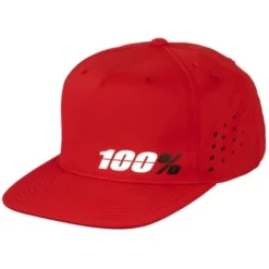 100% - Mütze Ozone Snapback Hat Red