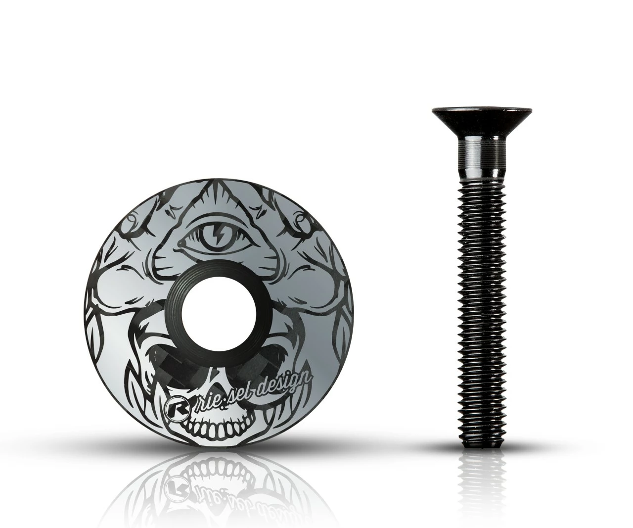 Riesel-design Riesel Design - Vorbaukappe Stem:cap Illuminati Grey 1 Riesel-design Riesel Design - Vorbaukappe Stem:cap Illuminati Grey