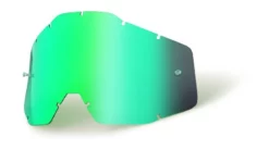 100% - Replacement Lenses Antifog Green-Mirror