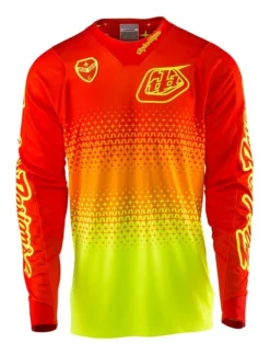 Troy Lee Designs - Jersey SE Air Starburst Langarm Flo Yellow/Orange