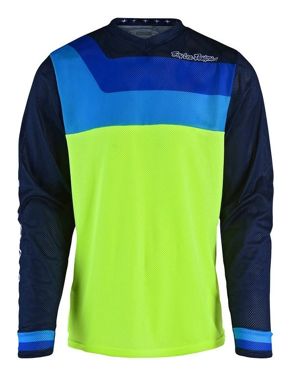 Troy Lee Designs - Jersey GP Air Prisma Langarm Youth Flo Yellow 1 Troy Lee Designs - Jersey GP Air Prisma Langarm Youth Flo Yellow