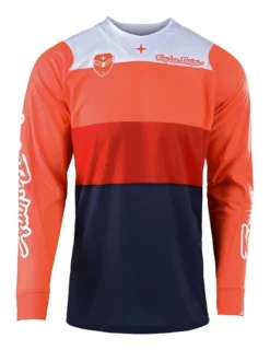 Troy Lee Designs - Jersey SE Beta Langarm Flo Orange/Navy