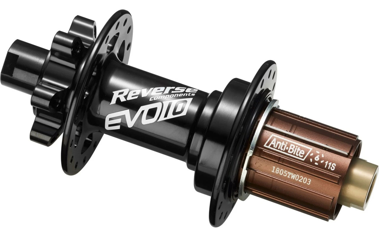 Reverse - Nabe EVO-10 Pro Boost Disc HR 148/12mm 32H M. Shimano Freilauf Black 1 Reverse - Nabe EVO-10 Pro Boost Disc HR 148/12mm 32H M. Shimano Freilauf Black